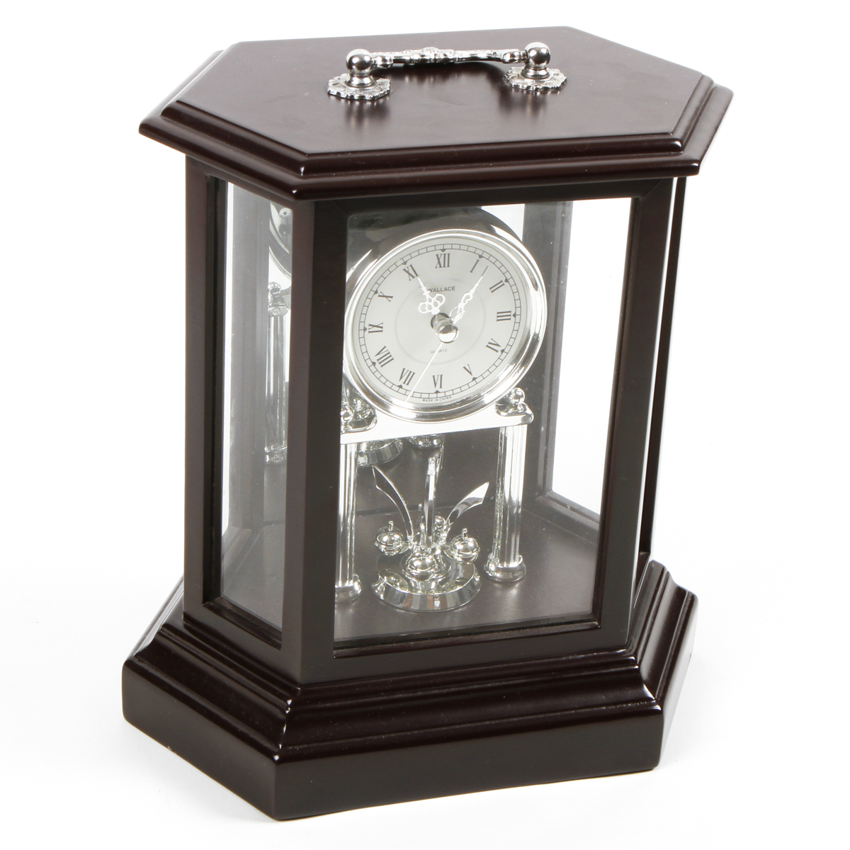 wallace-silversmiths-quartz-mantel-clock-ebth